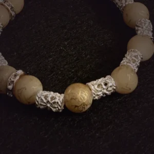Abigail handcrafted beaded bracelet by Beautiful M Creations — “My father’s joy” (1 Samuel 25:3)