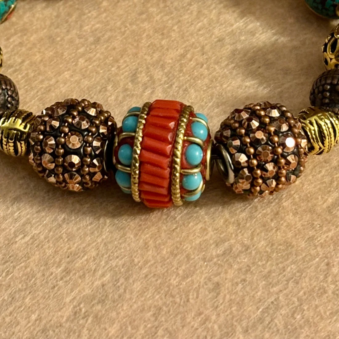 Deborah handcrafted beaded bracelet by Beautiful M Creations — A prophetess and judge (Judges 4:4)