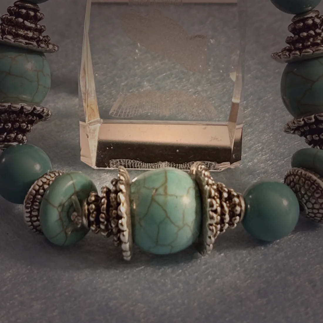 Hannah handcrafted beaded bracelet by Beautiful M Creations — Favor and grace (1 Samuel 1:9-18)