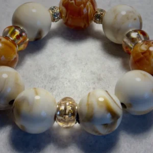 Be Still and Know — handcrafted one-of-a-kind beaded bracelet by Beautiful M Creations