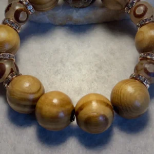 Blessing — handcrafted one-of-a-kind beaded bracelet by Beautiful M Creations