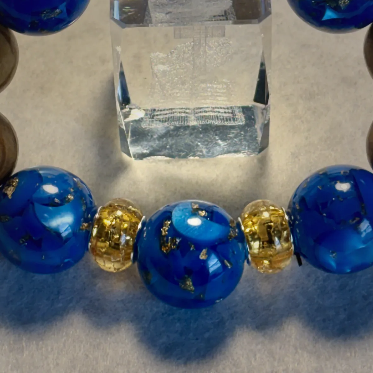 Called handcrafted beaded bracelet