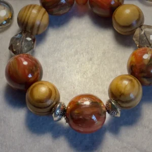 Delivered — handcrafted one-of-a-kind beaded bracelet by Beautiful M Creations