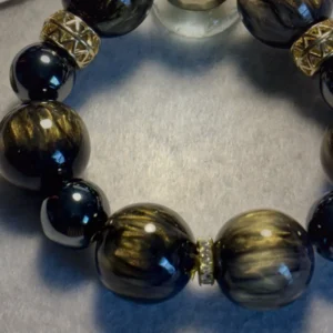 Eternal Light — handcrafted one-of-a-kind beaded bracelet by Beautiful M Creations
