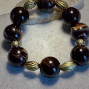 Firm Foundation — handcrafted one-of-a-kind beaded bracelet by Beautiful M Creations