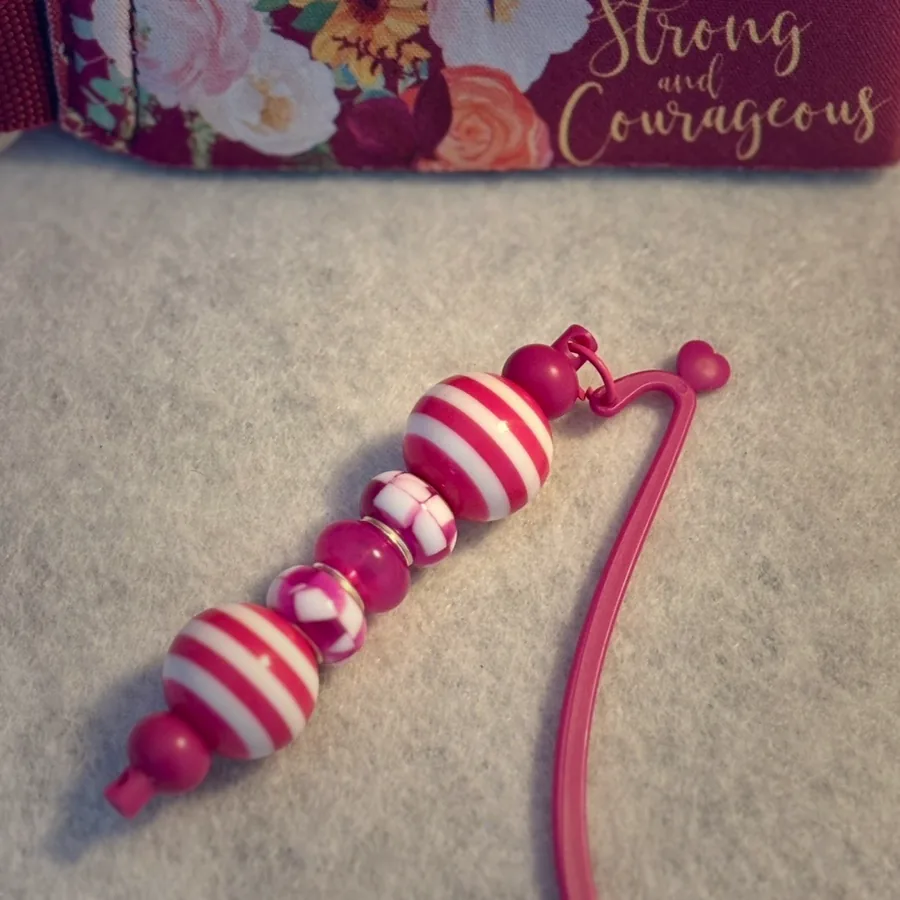 Custom beaded bookmark made to order by Beautiful M Creations