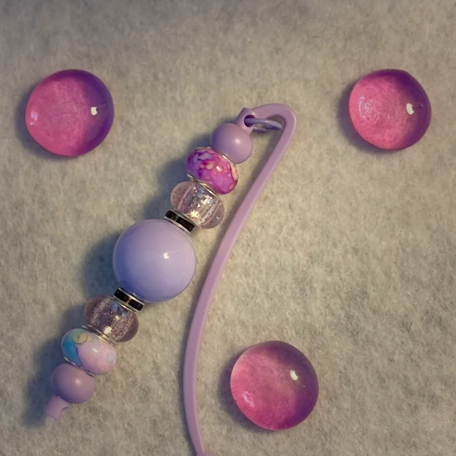 Handcrafted beaded bookmark by Beautiful M Creations