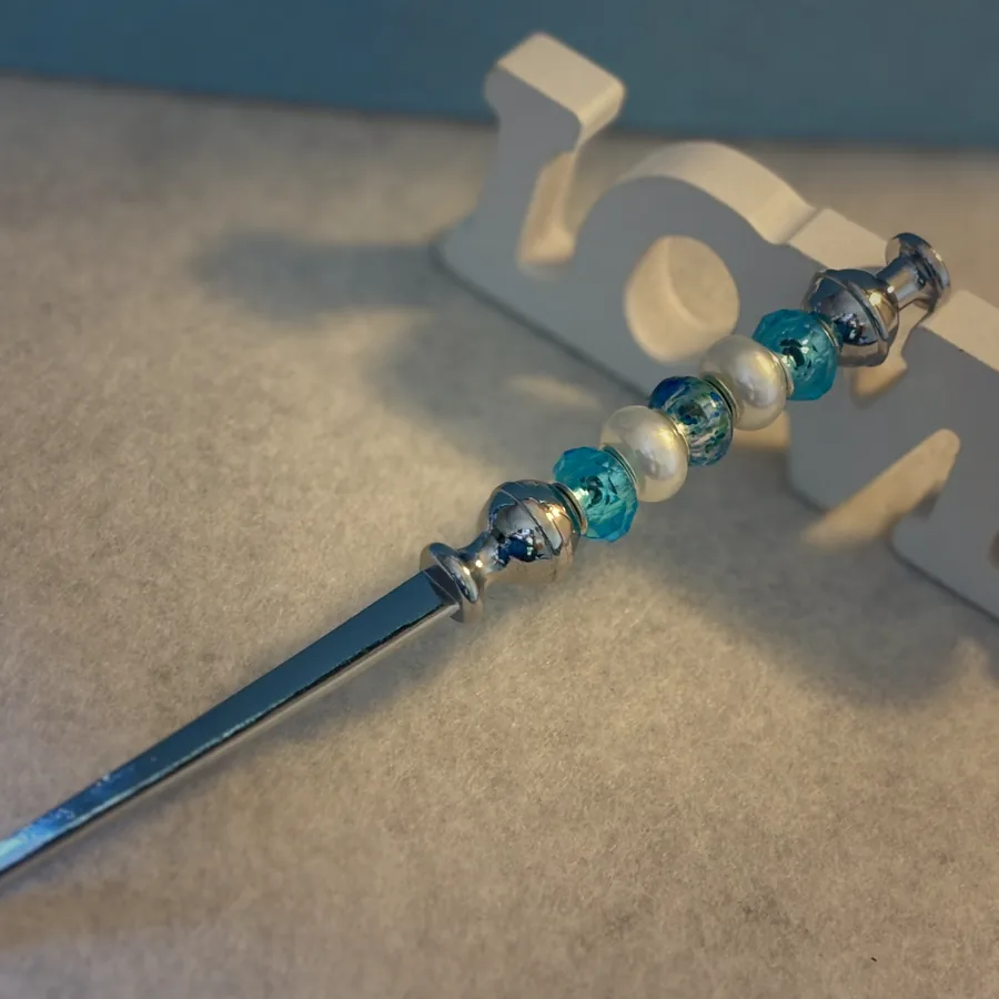 Handcrafted beaded letter opener by Beautiful M Creations