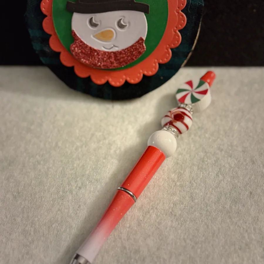 Handcrafted beaded pen by Beautiful M Creations