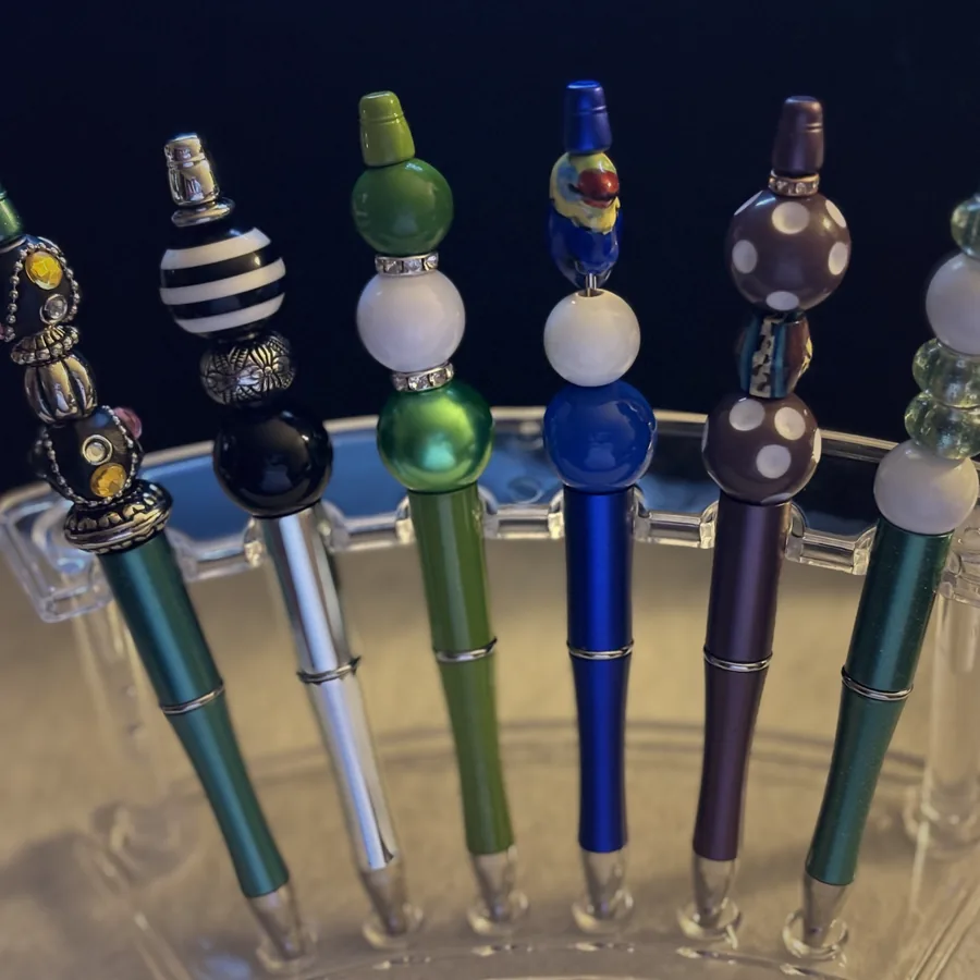 Handcrafted beaded pen by Beautiful M Creations