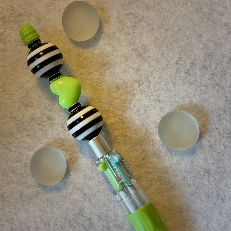 Handcrafted beaded pen by Beautiful M Creations