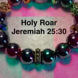 Holy Roar — handcrafted one-of-a-kind beaded bracelet by Beautiful M Creations