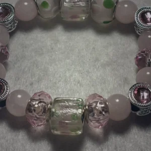 Inspired by Love — handcrafted one-of-a-kind beaded bracelet by Beautiful M Creations