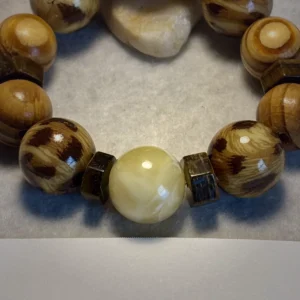 Myrrh — handcrafted one-of-a-kind beaded bracelet by Beautiful M Creations