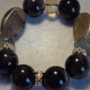 Obadiah — handcrafted one-of-a-kind beaded bracelet by Beautiful M Creations
