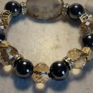 Patriarchal Authority — handcrafted one-of-a-kind beaded bracelet by Beautiful M Creations