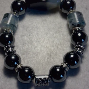 Peace in the Valley — handcrafted one-of-a-kind beaded bracelet by Beautiful M Creations