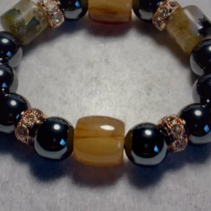 Purpose — handcrafted one-of-a-kind beaded bracelet by Beautiful M Creations