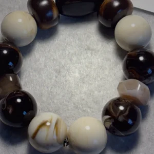 Rooted in Faith — handcrafted one-of-a-kind beaded bracelet by Beautiful M Creations