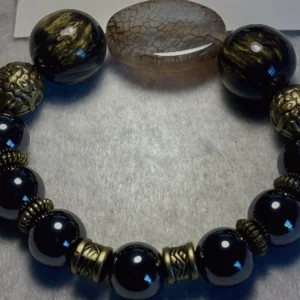 Shofar — handcrafted one-of-a-kind beaded bracelet by Beautiful M Creations
