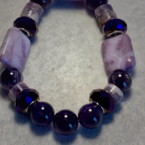 Spiritual Diligence — handcrafted one-of-a-kind beaded bracelet by Beautiful M Creations