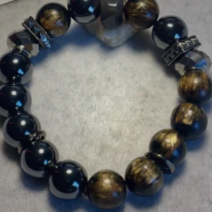 Triumphant — handcrafted one-of-a-kind beaded bracelet by Beautiful M Creations