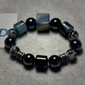 Unified — handcrafted one-of-a-kind beaded bracelet by Beautiful M Creations