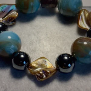 Witness — handcrafted one-of-a-kind beaded bracelet by Beautiful M Creations
